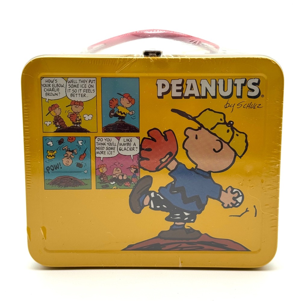 Peanuts Tin‎ Hallmark Vintage 1980 Charlie Brown Lunch Box Sealed